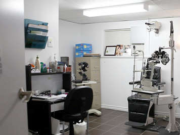 An optometrist’s office