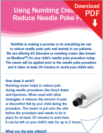 Download Using Numbing Cream to Reduce Needle Poke Pain PDF