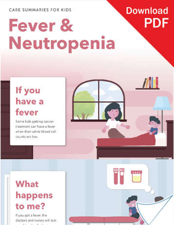 Download fever and neutropenia care summary PDF for kids