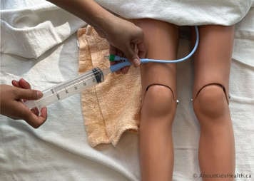 syringe plunger pushed all the way in