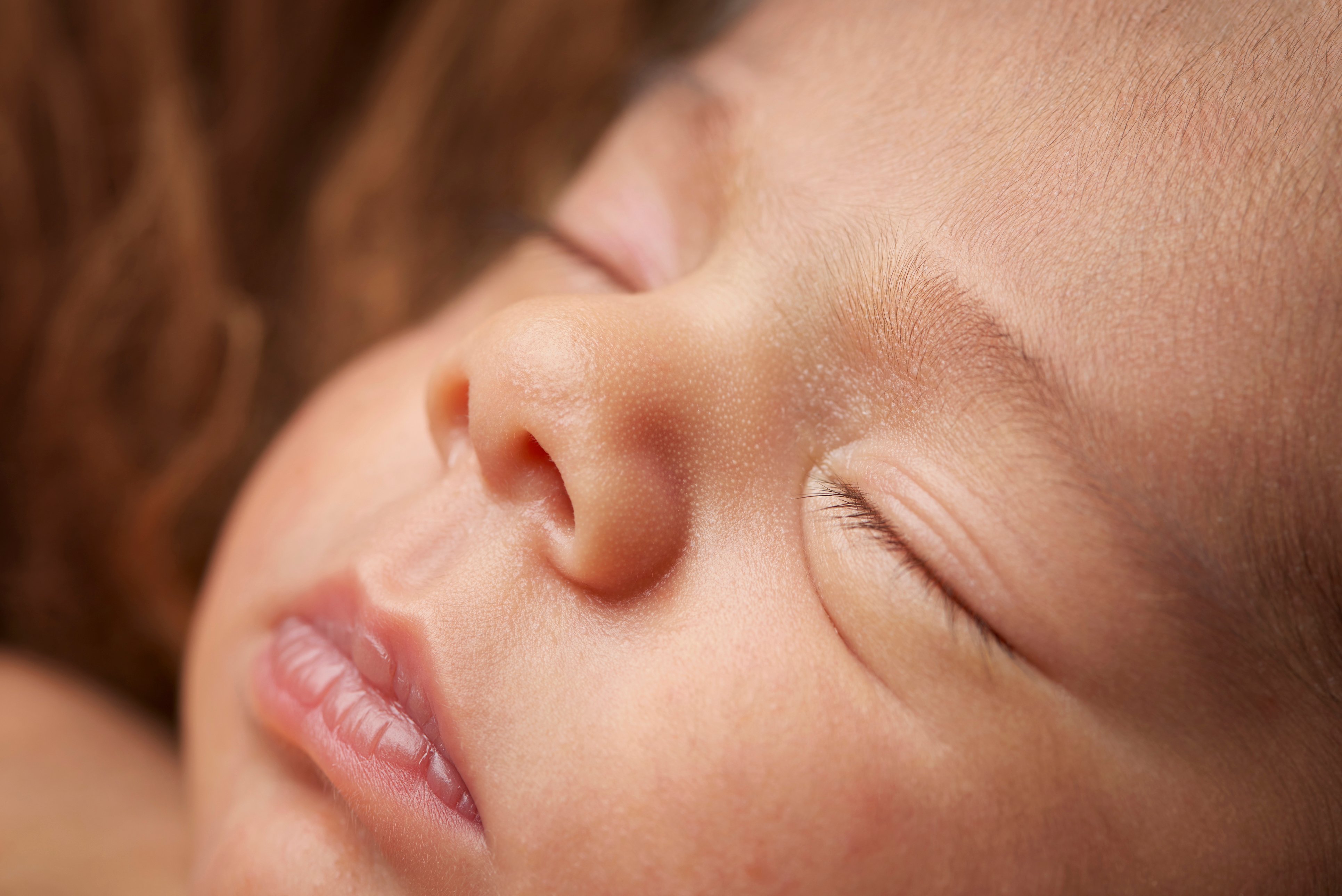 Shops newborn baby runny nose