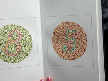 Testing for colour-blindness